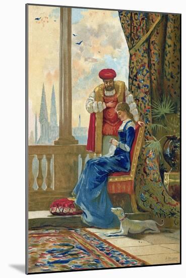 King Henry VIII and Ann Boleyn-Dionisio Baixeras-Verdaguer-Mounted Giclee Print