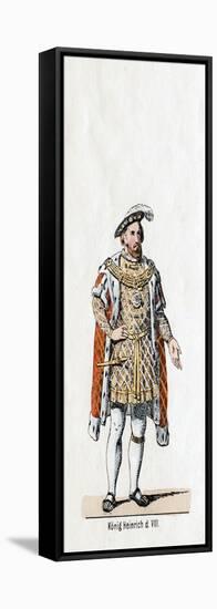 King Henry VIII of England, Costume Design for Shakespeare's Play, Henry VIII, 19th Century-null-Framed Premier Image Canvas