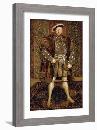 King Henry Viii-Hans Holbein the Younger-Framed Giclee Print