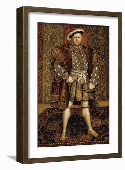 King Henry Viii-Hans Holbein the Younger-Framed Giclee Print