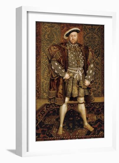 King Henry Viii-Hans Holbein the Younger-Framed Giclee Print