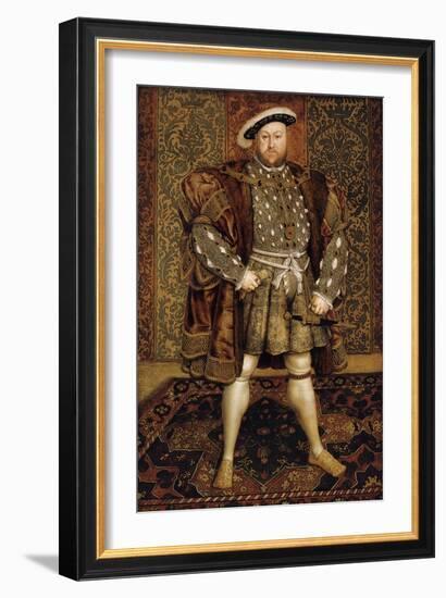 King Henry Viii-Hans Holbein the Younger-Framed Giclee Print