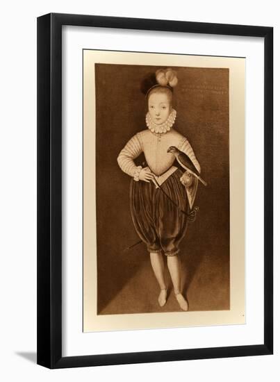 King James I of England and VI of Scotland as a Boy-Federico Zuccari-Framed Giclee Print