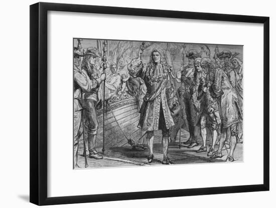 'King James II. Landing at Kinsale', 12 March 1689, (c1880)-Unknown-Framed Giclee Print