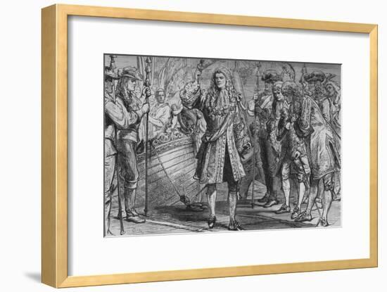 'King James II. Landing at Kinsale', 12 March 1689, (c1880)-Unknown-Framed Giclee Print