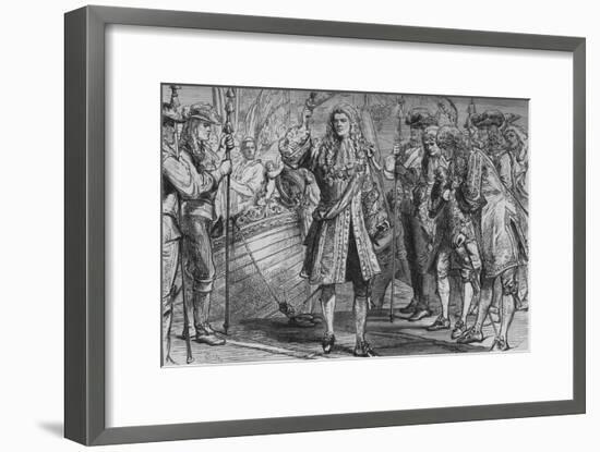 'King James II. Landing at Kinsale', 12 March 1689, (c1880)-Unknown-Framed Giclee Print