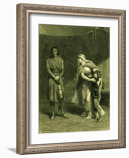 King John by William Shakespeare-Frank Dicksee-Framed Giclee Print