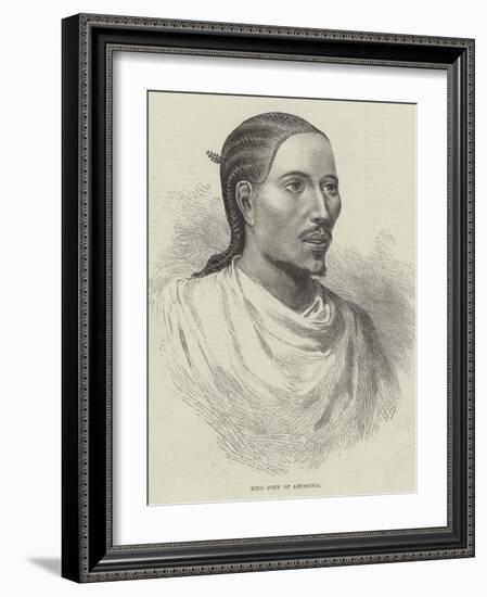 King John of Abyssinia-null-Framed Giclee Print