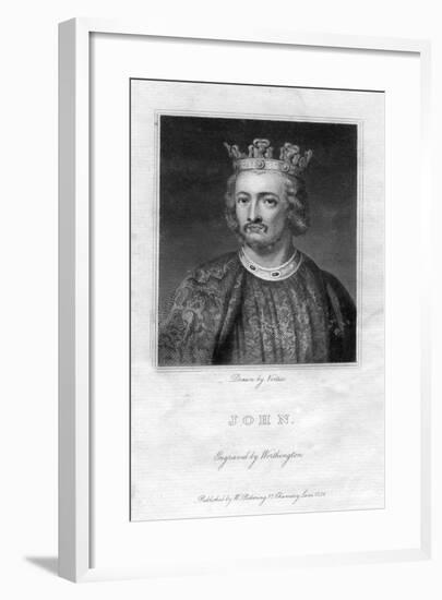 King John of England-Worthington-Framed Giclee Print