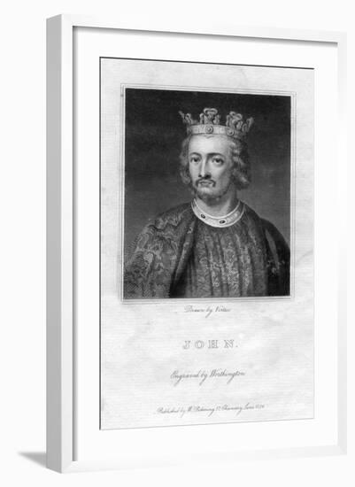 King John of England-Worthington-Framed Giclee Print