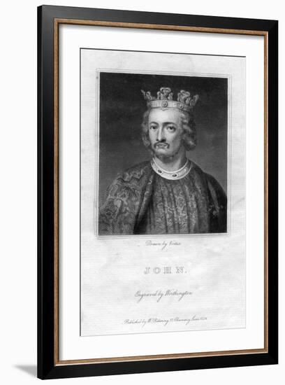 King John of England-Worthington-Framed Giclee Print