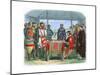 King John Signing the Magna Carta at Runnymede, Surrey, 15 June 1215-null-Mounted Giclee Print