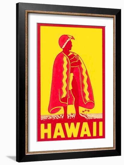 King Kamehameha, Hawaii Poster-null-Framed Art Print