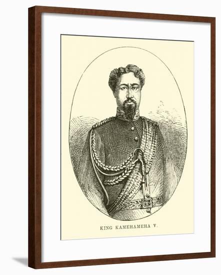 King Kamehameha V-null-Framed Giclee Print