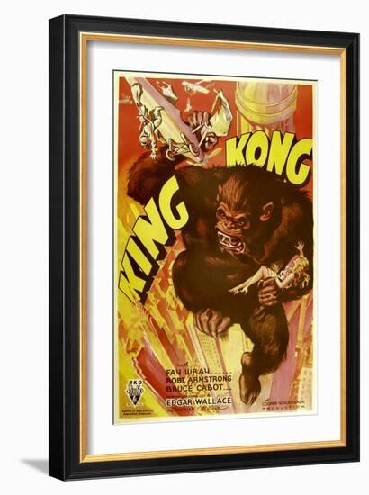 King Kong, 1933-null-Framed Premium Giclee Print