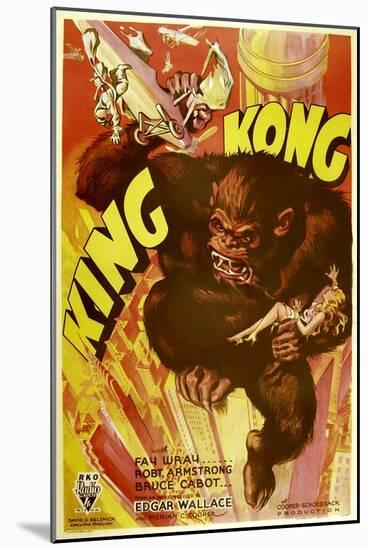 King Kong, 1933-null-Mounted Art Print