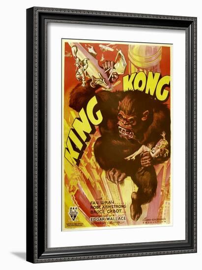 King Kong, 1933-null-Framed Art Print