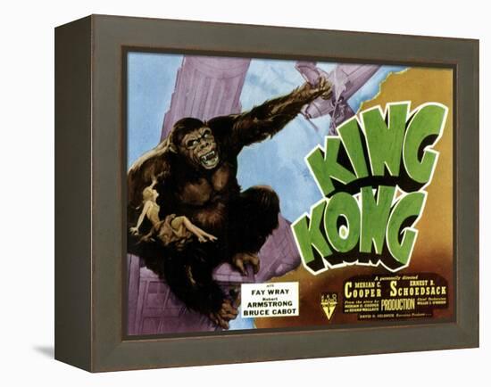 King Kong, 1933-null-Framed Stretched Canvas