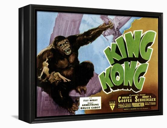 King Kong, 1933-null-Framed Stretched Canvas