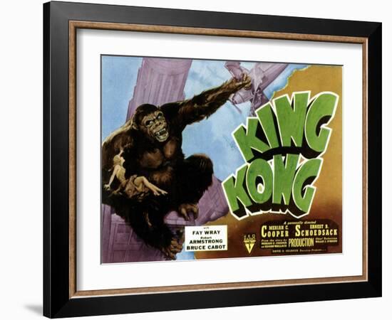 King Kong, 1933-null-Framed Art Print