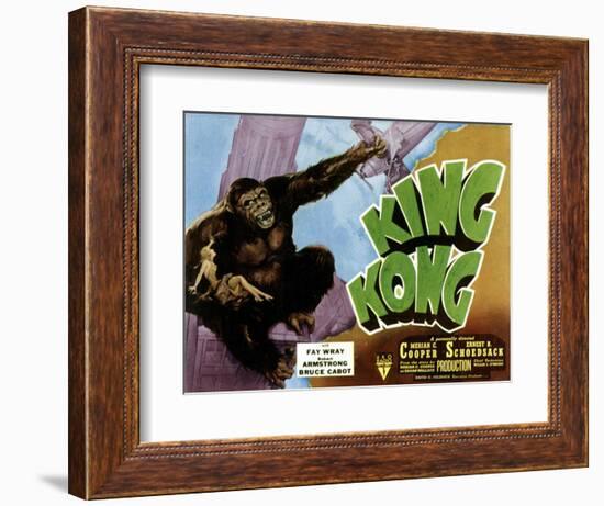 King Kong, 1933-null-Framed Premium Giclee Print