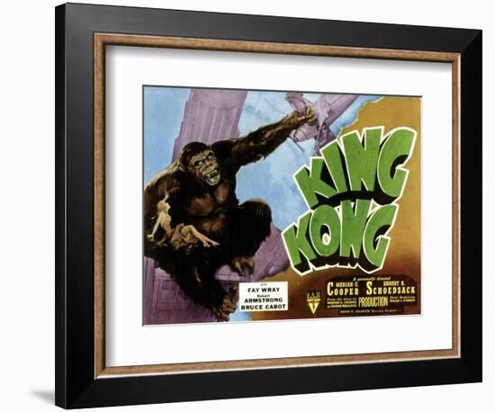 King Kong, 1933-null-Framed Premium Giclee Print