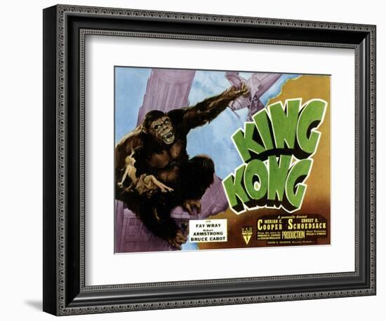 King Kong, 1933-null-Framed Premium Giclee Print