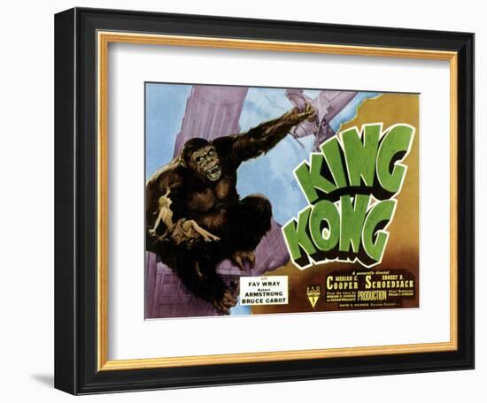 King Kong, 1933-null-Framed Premium Giclee Print