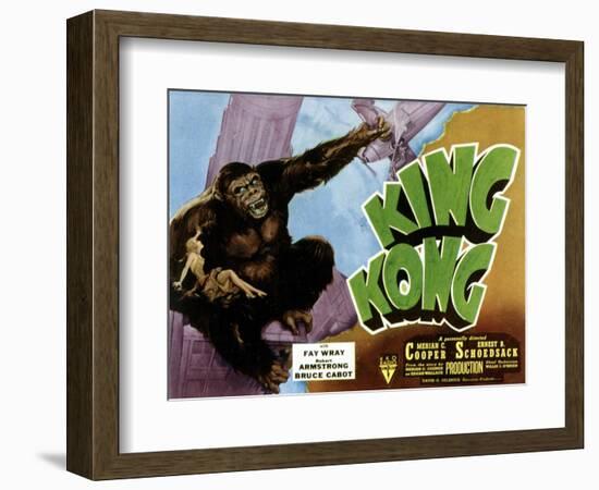 King Kong, 1933-null-Framed Art Print