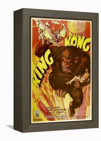 KING KONG, 1933.-null-Framed Stretched Canvas