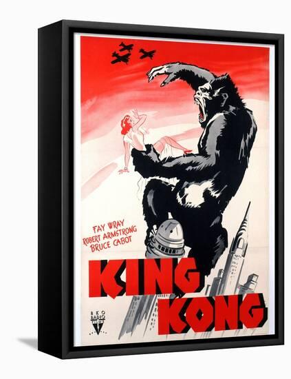 King Kong, 1933-null-Framed Stretched Canvas