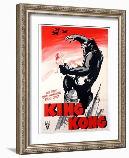 King Kong, 1933-null-Framed Art Print