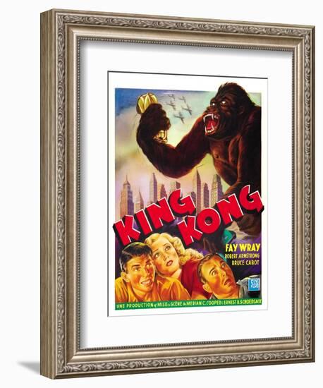 King Kong, 1933-null-Framed Art Print