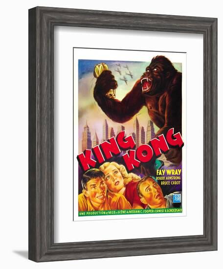 King Kong, 1933-null-Framed Art Print