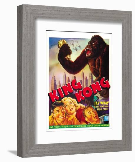 King Kong, 1933-null-Framed Art Print