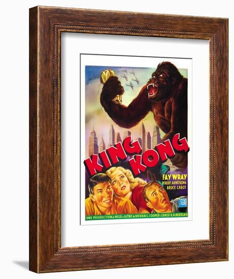 King Kong, 1933-null-Framed Art Print