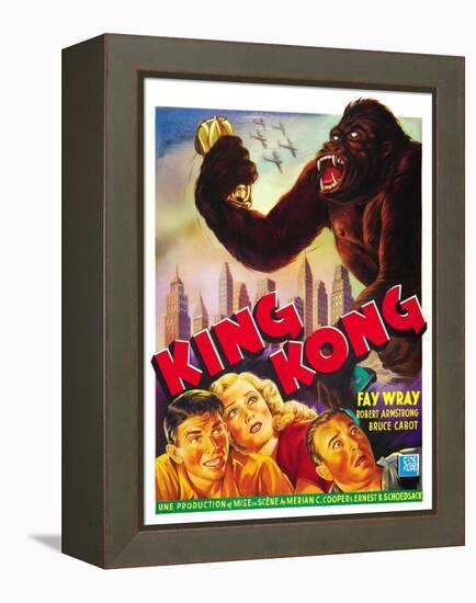 King Kong, 1933-null-Framed Stretched Canvas