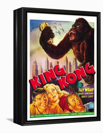 King Kong, 1933-null-Framed Stretched Canvas