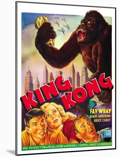 King Kong, 1933-null-Mounted Art Print