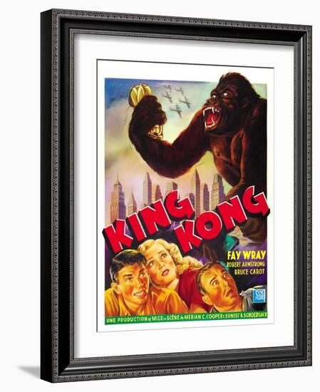 King Kong, 1933-null-Framed Art Print