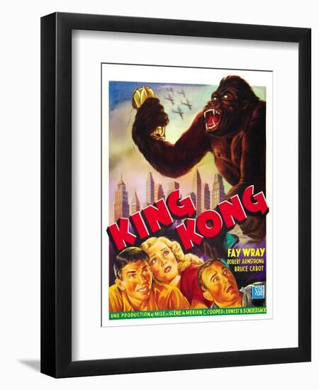 King Kong, 1933-null-Framed Premium Giclee Print