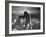 King Kong Clinging to Top of Empire State Building Tower in Horror Movie with Fay Wray in His Hands-Alfred Eisenstaedt-Framed Photographic Print