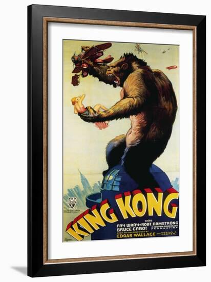 King Kong, Fay Wray, 1933-null-Framed Art Print