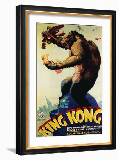 King Kong, Fay Wray, 1933-null-Framed Art Print