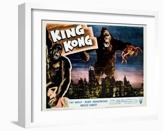 King Kong, Fay Wray, 1933-null-Framed Art Print