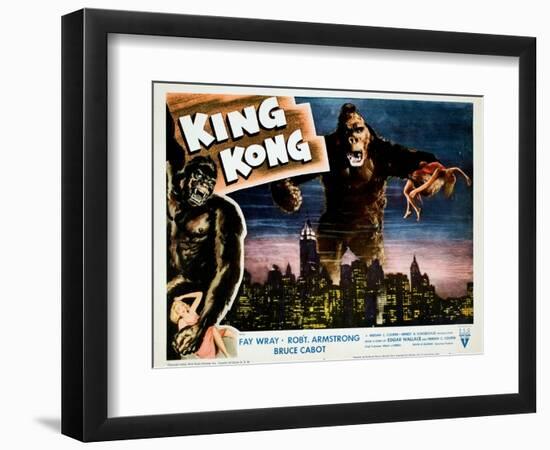 King Kong, Fay Wray, 1933-null-Framed Art Print