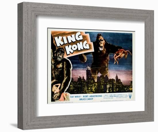 King Kong, Fay Wray, 1933-null-Framed Premium Giclee Print