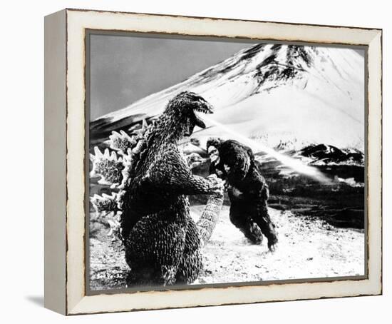 King Kong vs. Godzilla-null-Framed Stretched Canvas