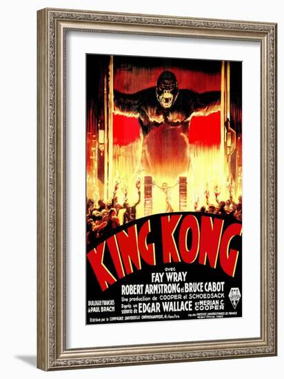 King Kong-null-Framed Art Print