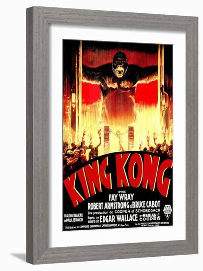 King Kong-null-Framed Art Print